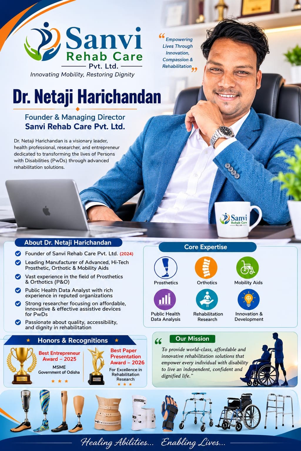 Dr. Netaji Harichandan — Founder & Managing Director